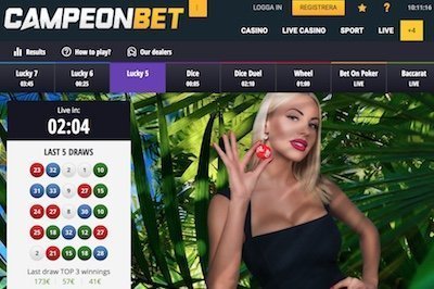 Campeon Bet casinosida