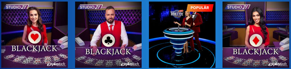 Live casino på AHTI Games.