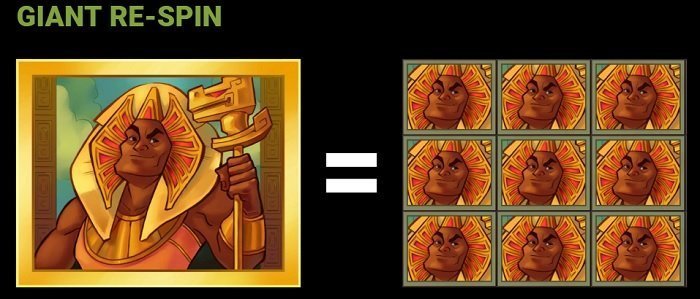 giant respin symbol egypten