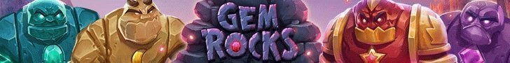 Gem Rocks casino spel logga