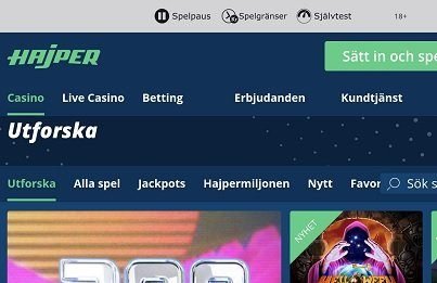 Hajper casino