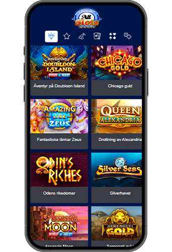 All Slots Casino på mobilen