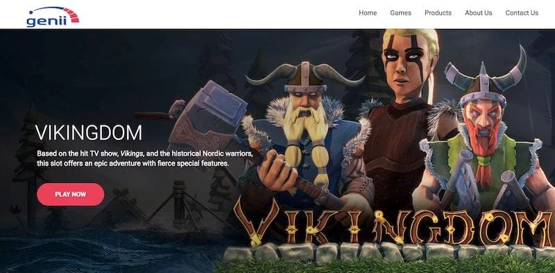 Vikingdom casino spel från Genii spelutvecklare