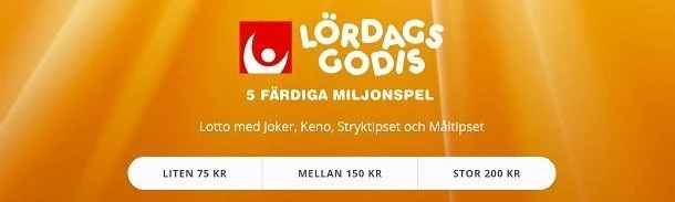 Lördagsgodis hos Svenska Spel