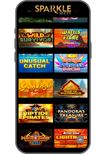 Sparkle Slots Casino på mobilen
