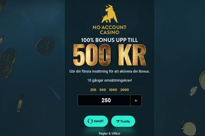 no account casino bonus
