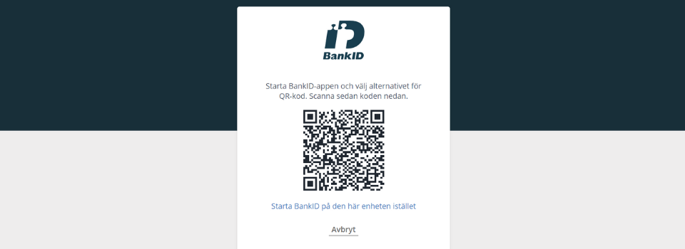 QR-kod hos No Account Casino