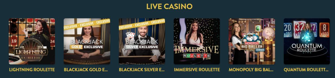noaccount casino live spel