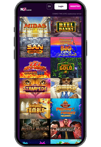 No Bonus Casino på mobilen