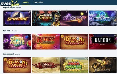 Svenplay Casinospel