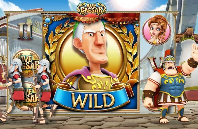 Wilds i spelautomaten Ave Caesar.