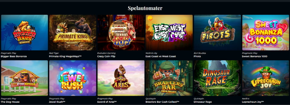 Premier Live Casino spelautomater