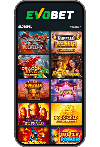 EvoBet Casino på mobilen