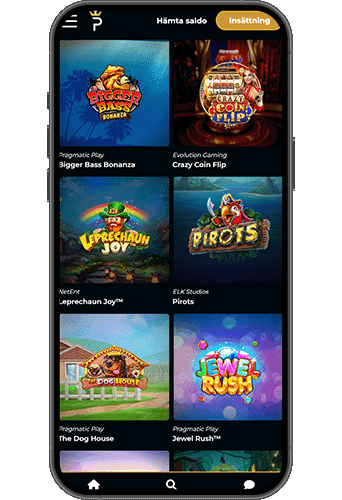 Premier Live Casino på mobilen