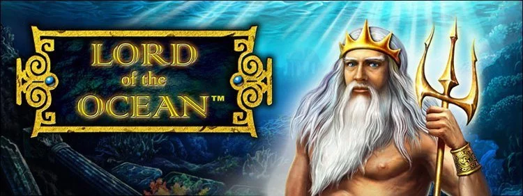 Lord of the Ocean logotyp bredvid Zeus. 