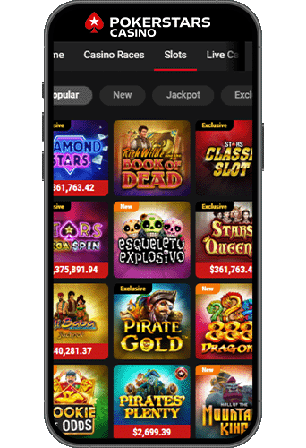 Pokerstars Casino på mobilen