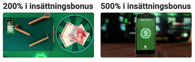 Unibet bonusar