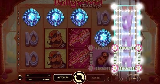 Bonusspel i Bollywood Story.