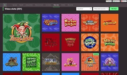10Bet casino slots