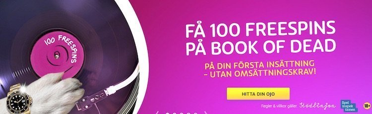 Playojo valkomstbonus