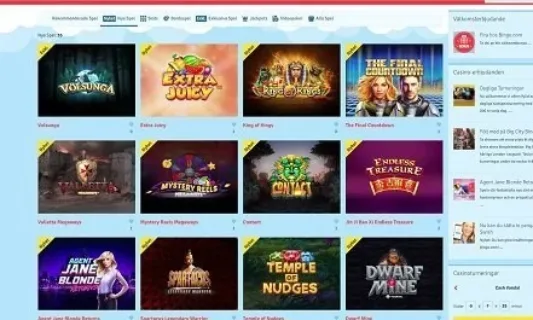 Bingo.com spelautomater online casino
