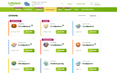 lottland lotterier online