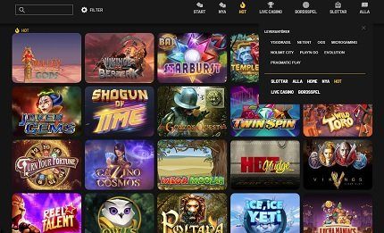 MoboCasino spelautomater