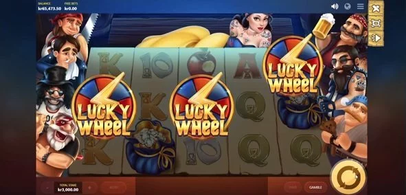Snow Bonus hjulet med tre Lucky Wheel scatters för maxvinst