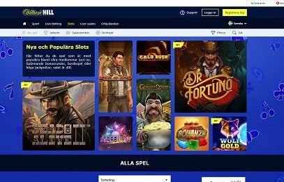 William Hill spelautomater