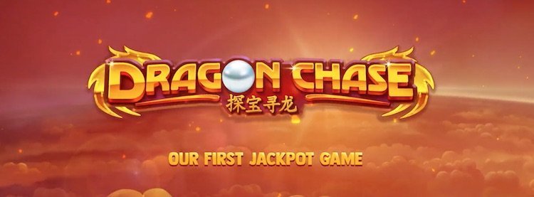 Dragon Chase spelautomat logotyp.
