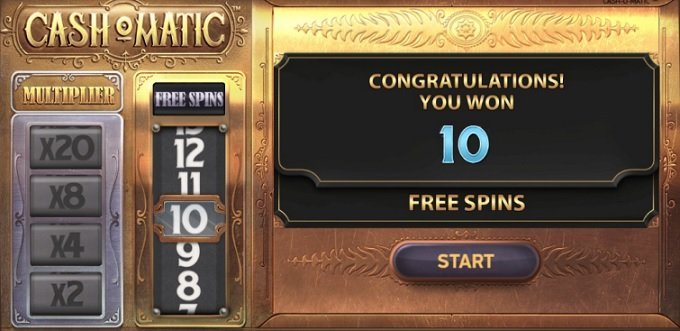 cash-o-matic freespins