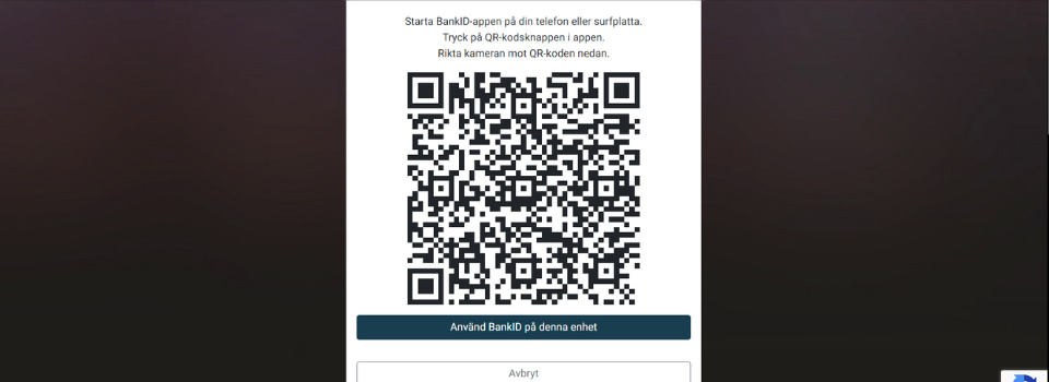 QR-kod hos CasinoCasino