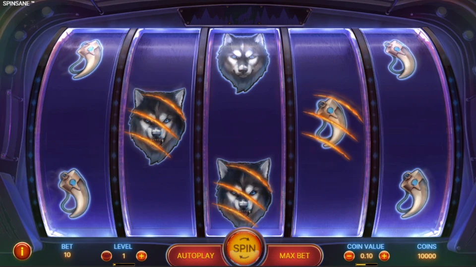 Spinsane slot spelplan