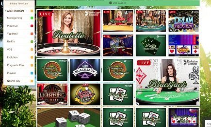 Mango live-casino