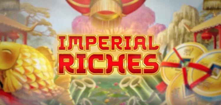 Logotyp från casinospelet Imperial Riches. 
