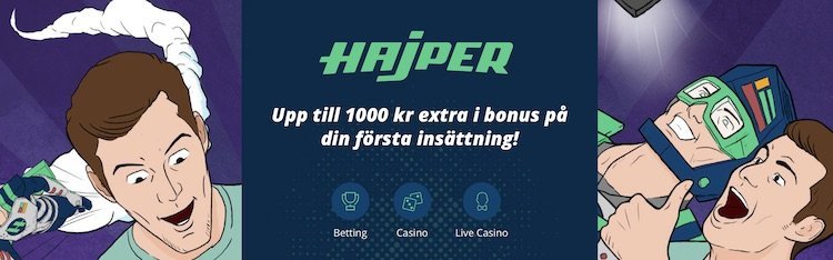hajper casino bonus