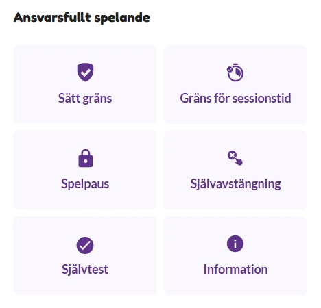 Jalla casinos vertyg för ansvarsfullt spel