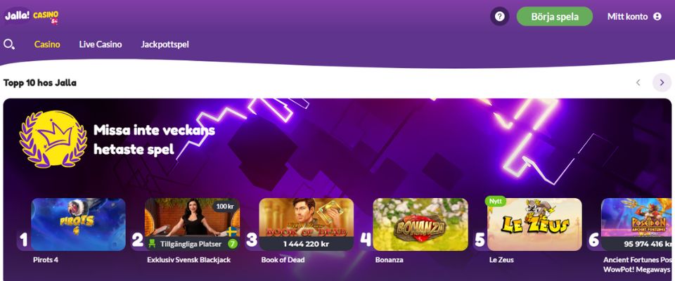Jalla Casino slots