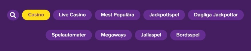 jalla casino spel utbud