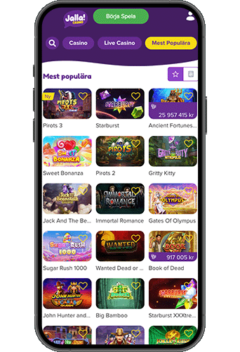 Jalla Casino på mobilen