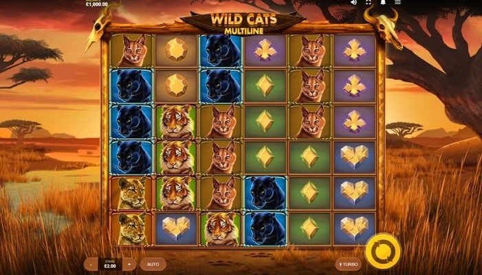 Wild Cats Multiline slot recension