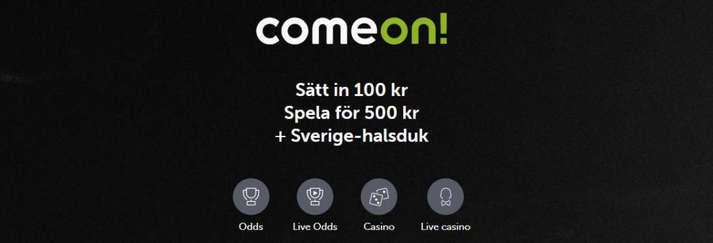 comeon casinobonus