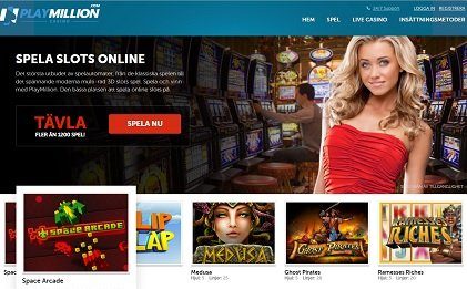 PlayMillion spelautomater