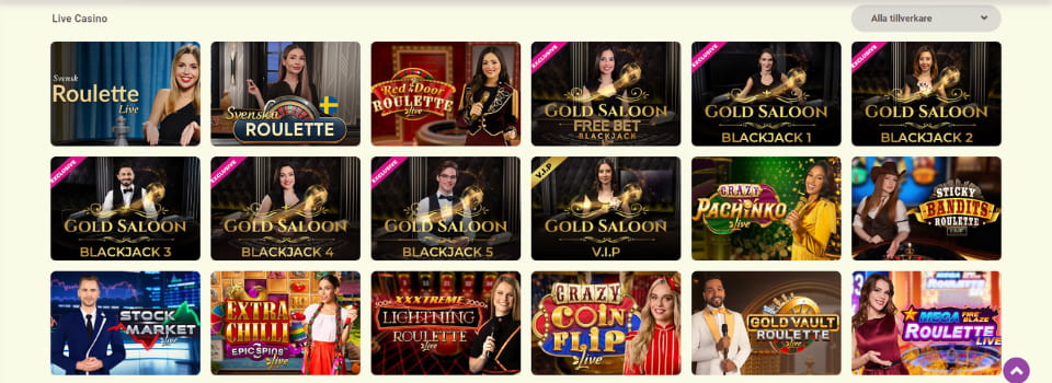 YoYo Casino livespel