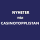"Nyheter från casinotopplistan" mot mörkblå bakgrund