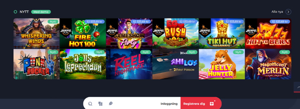 SlotV Casino spelautomater