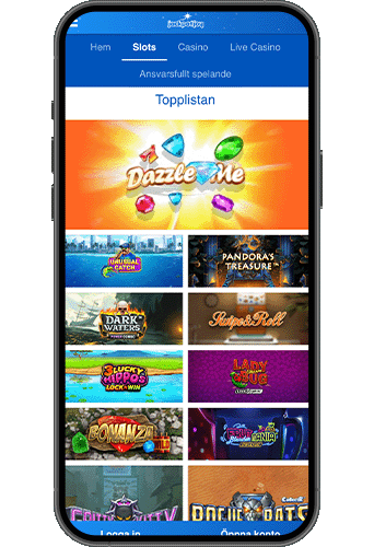 JackpotJoy Casino på mobilen