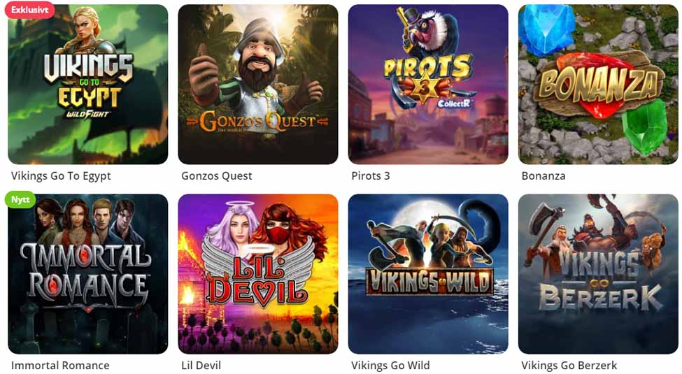 Spelautomater på Betsson.