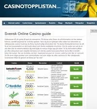 Gamla Casinotopplistan från 2012 - en bit av vår historia