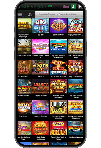 Mr Vegas Casino på mobilen